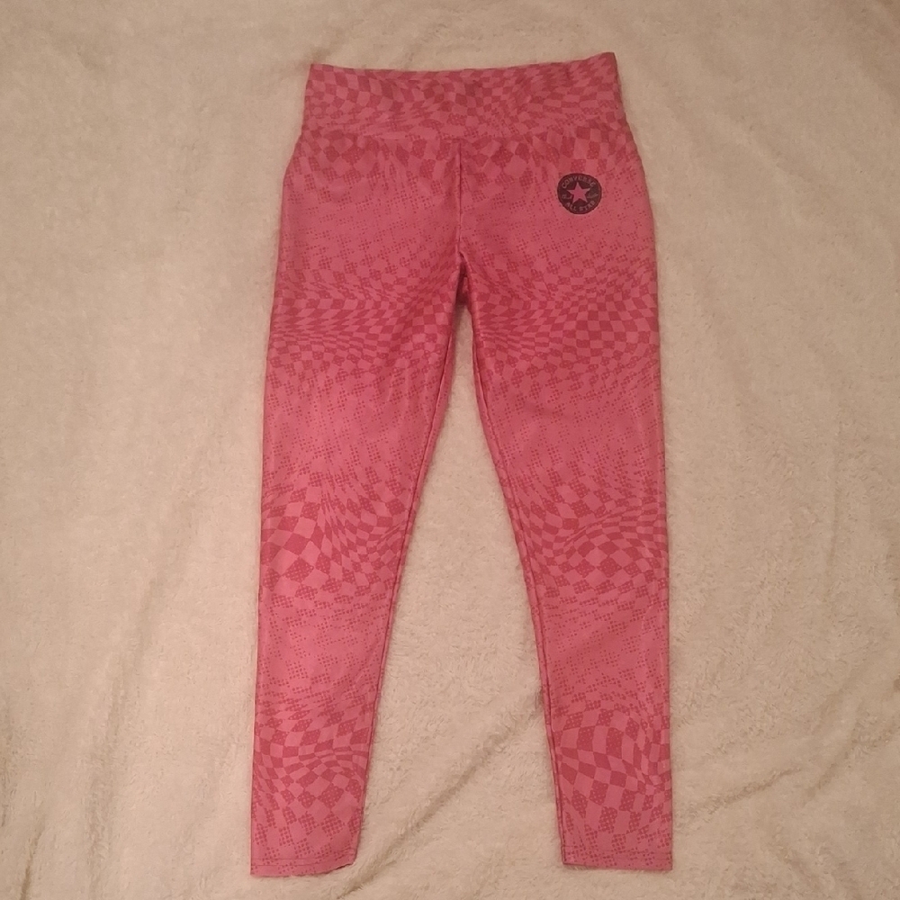 Converse Pink Geometric Leggings